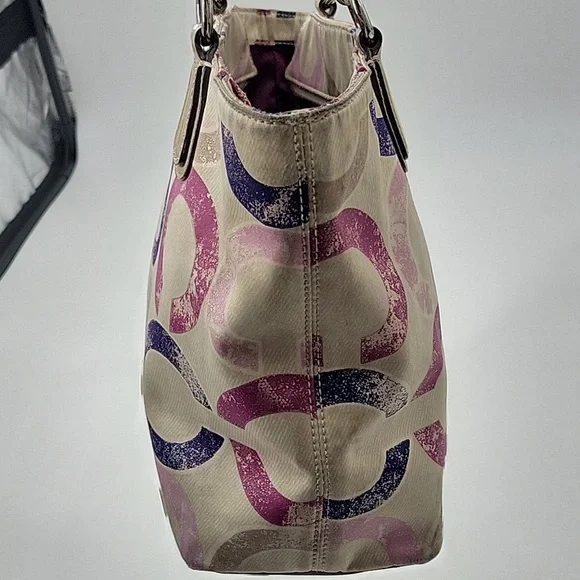 Coach Multicolor Signature Tote and Wallet Set - Picture 10 of 16